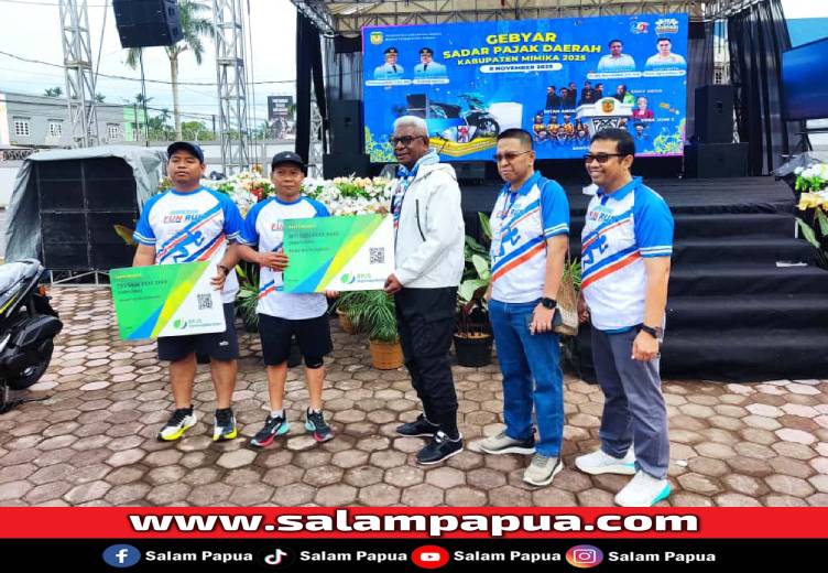 Peserta Bapenda Mimika Fun Run Dilindungi BPJS Ketenagakerjaan