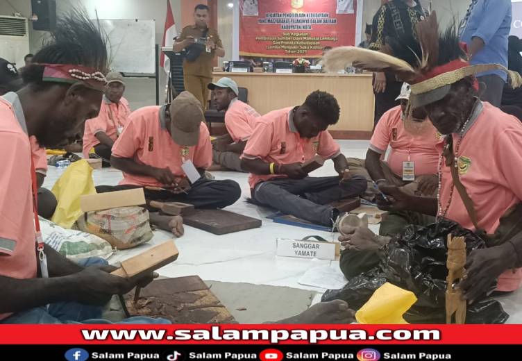 27 Sanggar Seni Di Timika Ikuti Lomba Ukir Budaya Kamoro