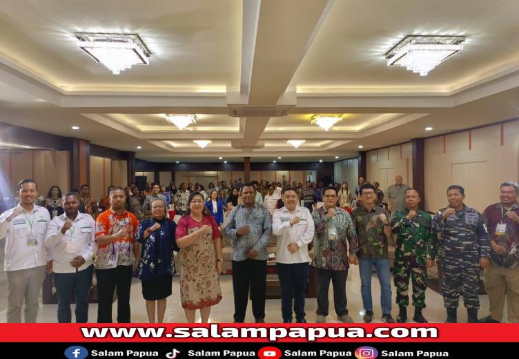 Hipmi Mimika Gelar Halal Bihalal Bersama Pelaku UMKM