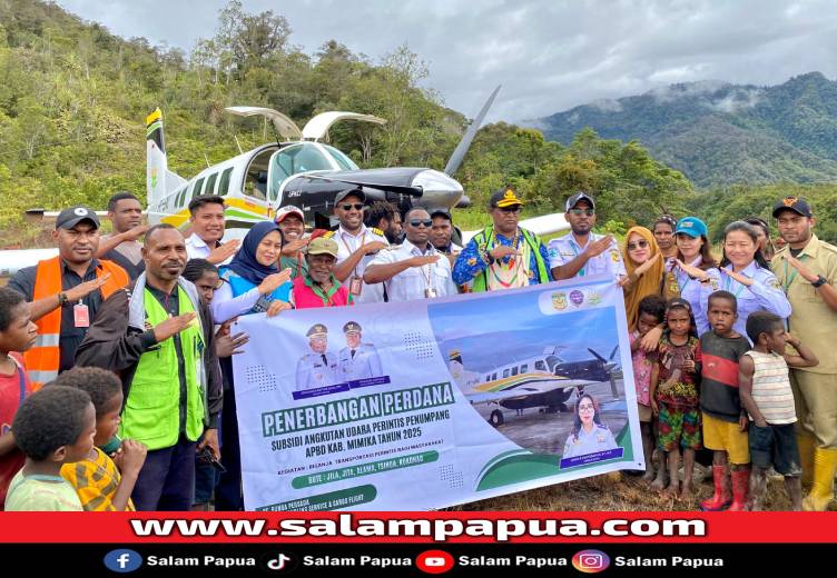 Layanan Penerbangan Subsidi Kembali Dibuka, Warga Empat Distrik Pegunungan Sampaikan Apresiasi