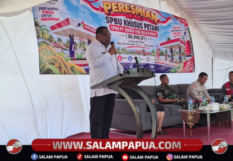 Merauke Resmikan SPBU Khusus Petani Pertama Di Indonesia Timur