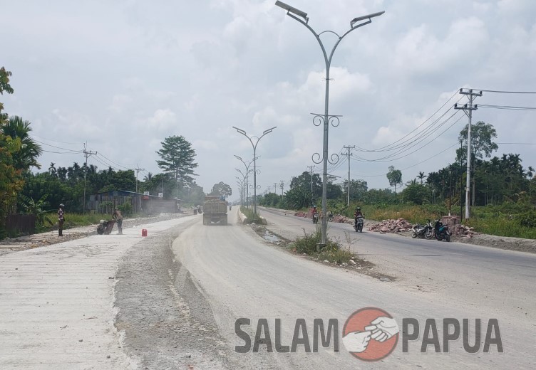 Pekerjaan Jalan Multiyears Di Mimika Tetap Berjalan, Jalan Mayon Masih Terhambat Pembebasan Lahan