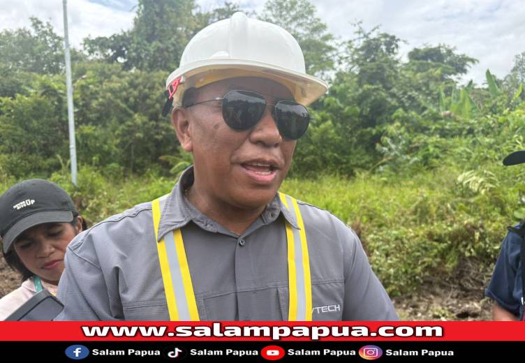 Usai Pembukaan Palang Jalan Tembusan, PUPR Mimika Lakukan Pembersihan Lahan