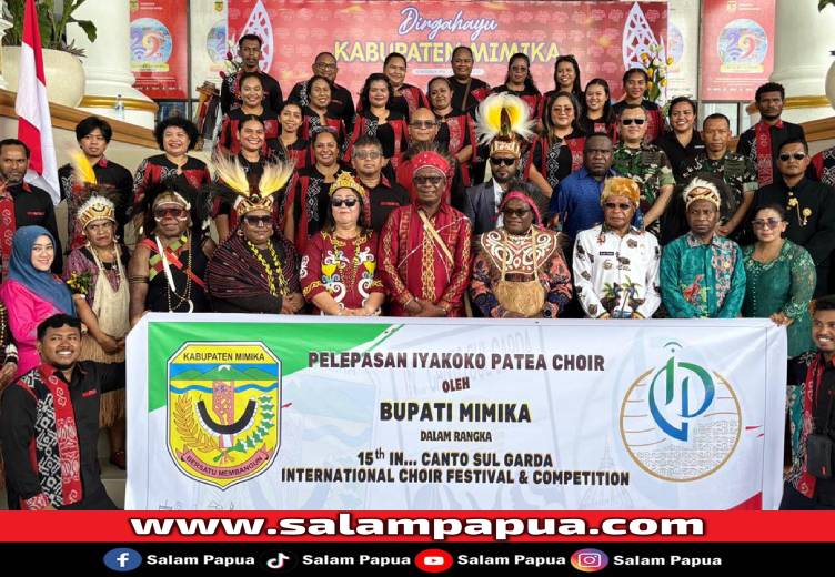 Promosi Budaya Papua Ke Tingkat Dunia, Iyakoko Patea Choir Ikut Kompetisi Bernyanyi Di Roma, Italia
