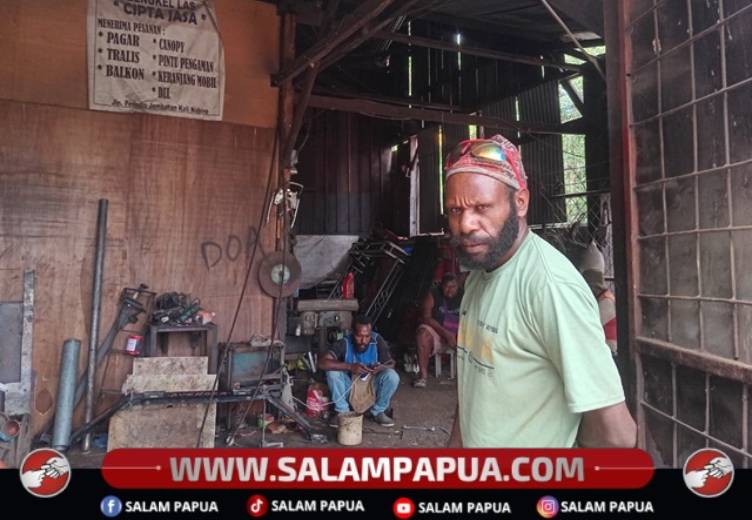 Keren! Pemuda Papua Di Nabire Kembangkan Usaha Bengkel Las