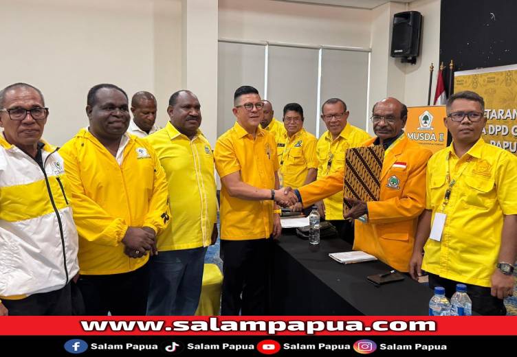 Soedeson Tandra Satu-Satunya Kandidat Ketua DPD I Golkar Papua Tengah