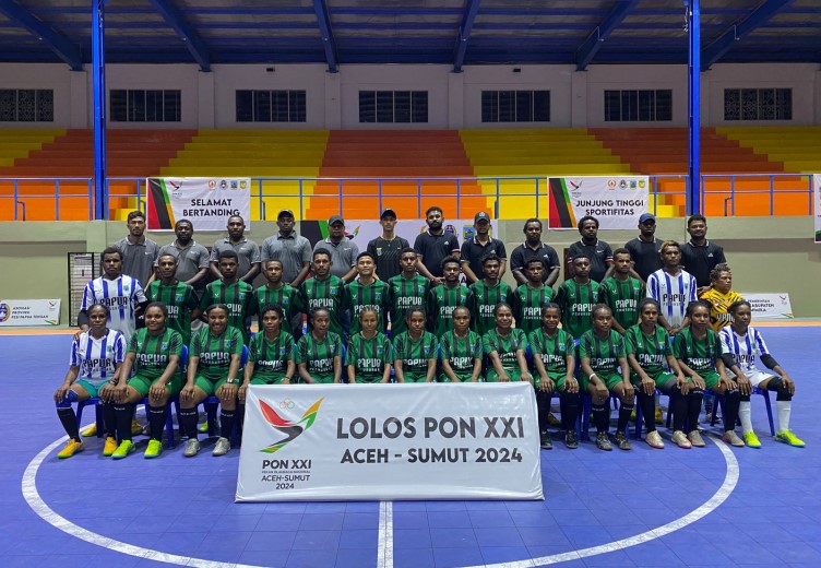Menang Poin, Tim Futsal Putra Papua Pegunungan Raih Tiket Ke PON XXI Aceh-Sumut