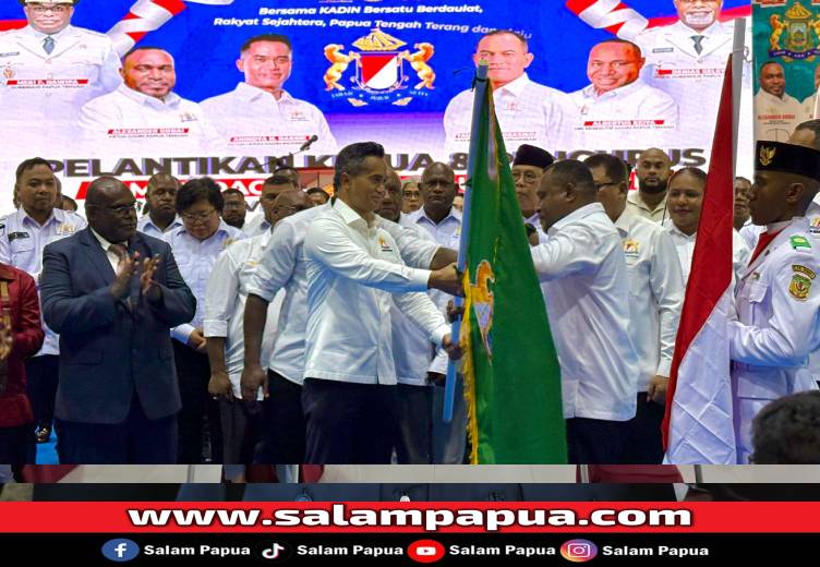Lantik Pengurus Kadin Provinsi, Anindya Bakrie: Papua Tengah Penggerak Ekonomi Di Tanah Papua