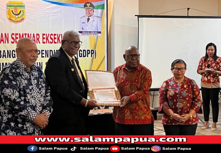 Tingkatkan Pendidikan Berkualitas, Bupati Mimika Launching GDPP 2025–2045