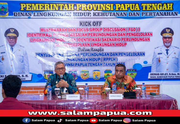 Papua Tengah Gelar Kick Off RPPLH 2025, Prioritaskan Pengelolaan SDA Berkelanjutan