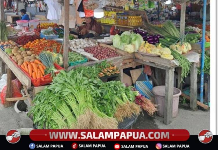 Jelang Idulfitri, Harga Bahan Pokok Di Pasar Sentral Timika Masih Stabil