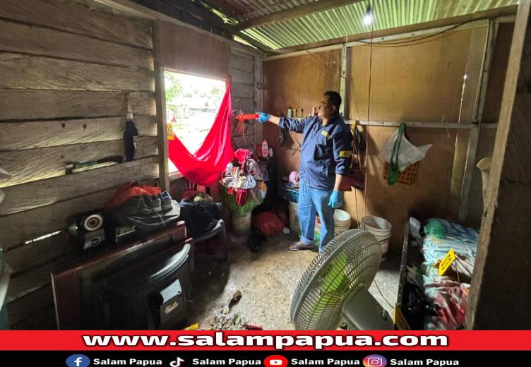 Diduga Kabur Ke Luar Timika, Polisi Terus Buru Pelaku Pembunuhan Di Belakang Kantor Kemenag
