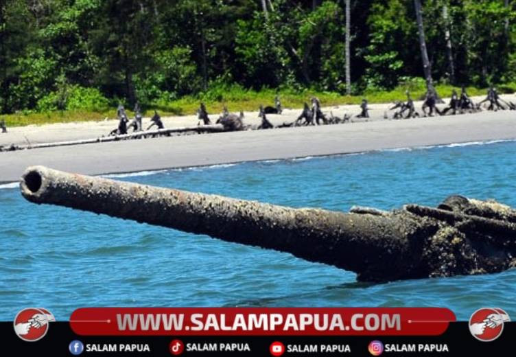 Pantai Keakwa, Jejak Perang Dunia II Di Pesisir Mimika Yang Menyimpan Sejarah