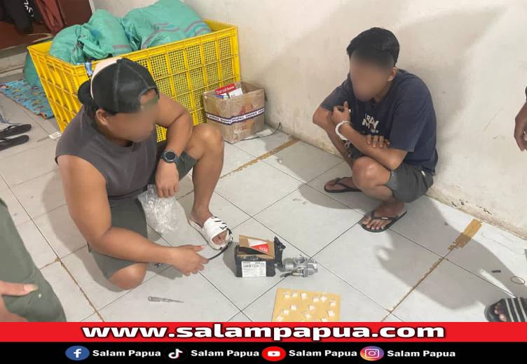Modus Onderdil Motor, Polisi Amankan 15 Paket Sabu Di Timika