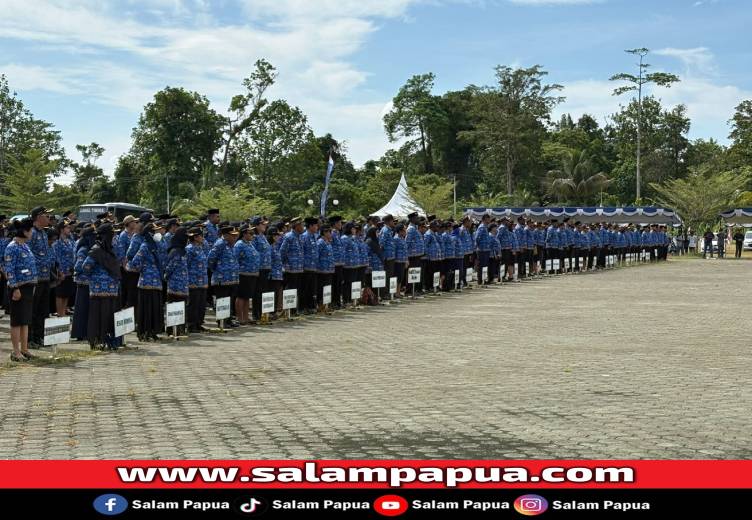 HUT KORPRI Ke-54 Di Mimika, Pj Sekda Sampaikan Pesan Presiden Dan Arah Kebijakan Pelayanan Publik