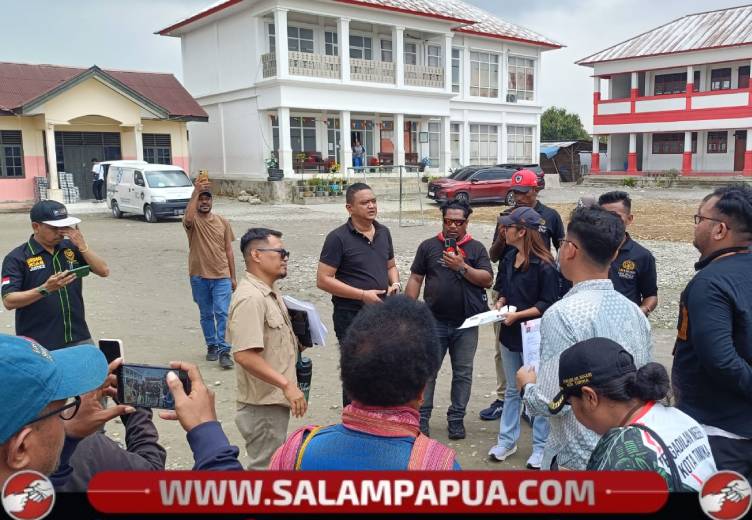 Sengketa Tanah SDN Inauga Bergulir Di PN Timika, Penggugat Dan Pemkab Hadiri Sidang Lapangan