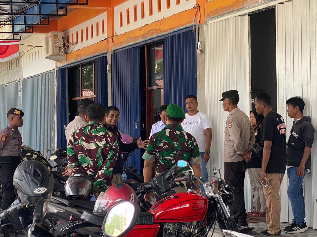 KPU Mimika Perketat Pengamanan Ribuan Logistik Pemilu,TNI-Polri Jaga Selama 24 Jam