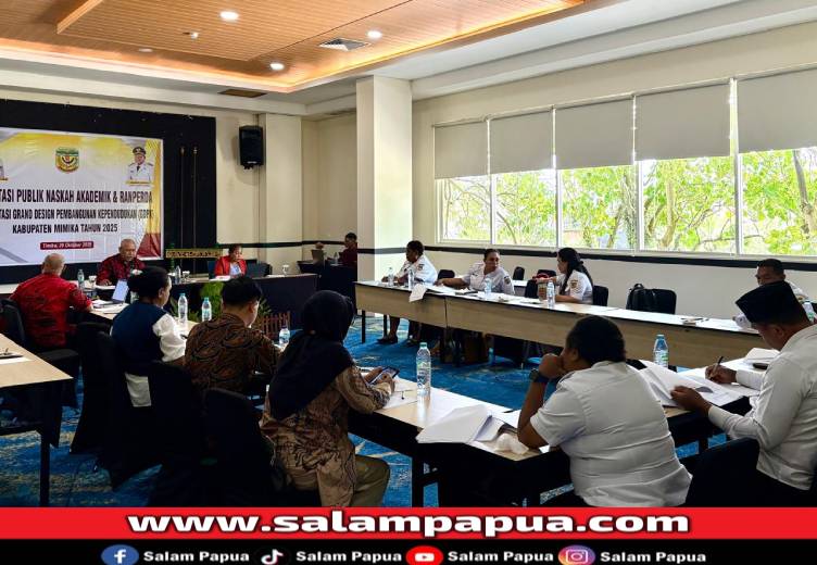 DP3AP2KB Mimika Siapkan Grand Design Kependudukan 20 Tahun Ke Depan