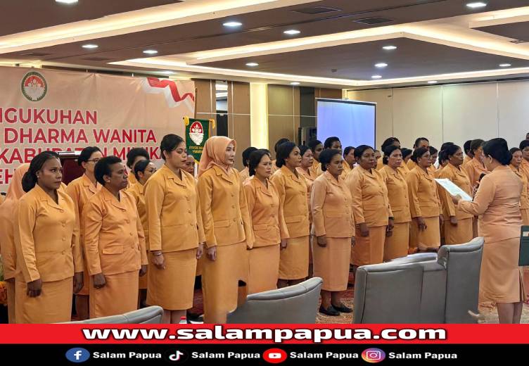 DWP Mimika Periode Baru Dikukuhkan, Diminta Fokus Stunting Dan Pemberdayaan Keluarga