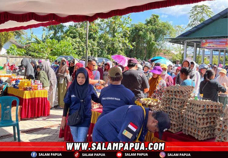 Gerakan Pangan Murah Masih Menjadi Rebutan Masyarakat Timika