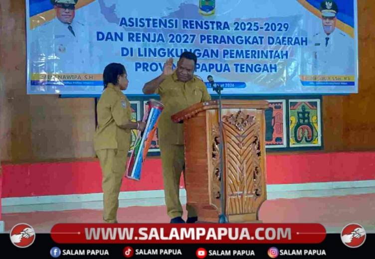 Susun Arah Pembangunan Daerah, Bapperida Papua Tengah Gelar Asistensi Renstra Dan Renja