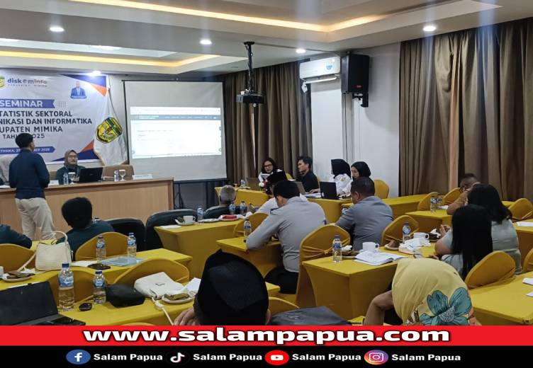 Masih 14 OPD Belum Serahkan Data, Kominfo Mimika Dorong Kesadaran Statistik Sektoral