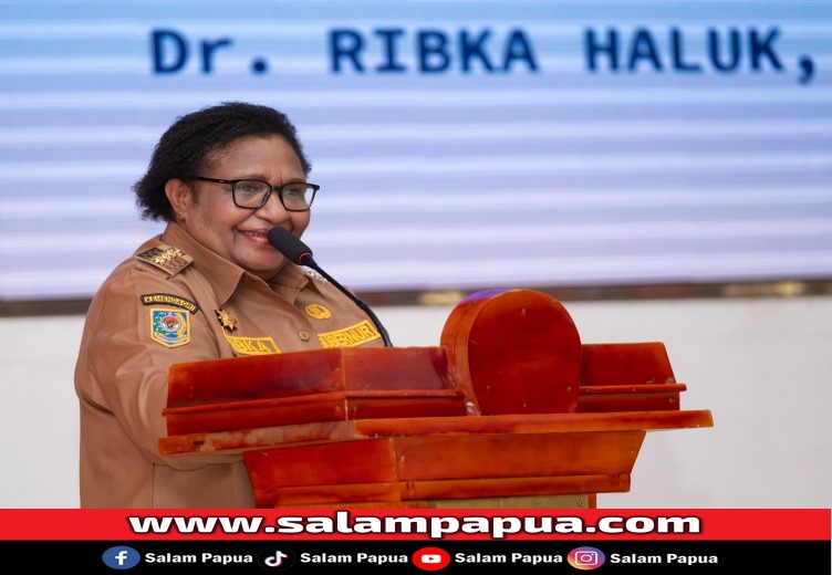 Pj Gubernur Ribka Haluk Buka Musyawarah RPJPD Provinsi Papua Tengah 2025-2045