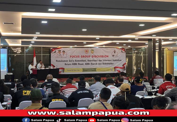 34 Cabor Di Mimika Ikuti FGD Garis Komunikasi, Koordinasi Dan Informasi Kebijakan