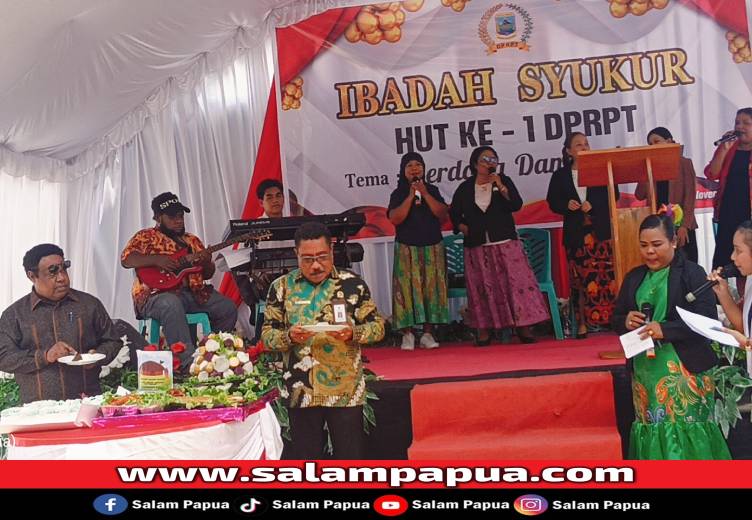 DPR Papua Tengah Rayakan HUT Ke-1: “Berdaya Dan Berkarya Untuk Papua Tengah Maju”