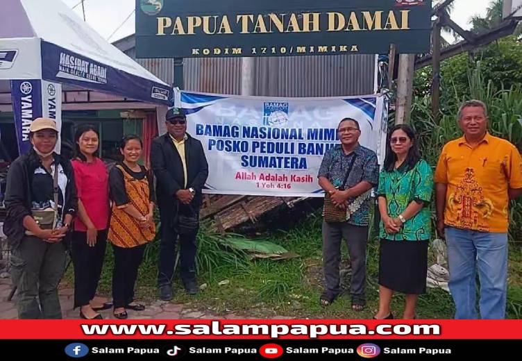 Ringankan Beban Korban Bencana Sumatera, Bamagnas Mimika Galang Dana Rp31,7 Juta