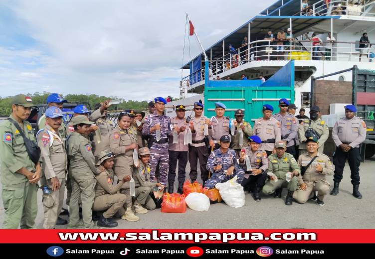 Lagi, Puluhan Liter Miras Lokal Diamankan Dari Kapal Di Pelabuhan Poumako
