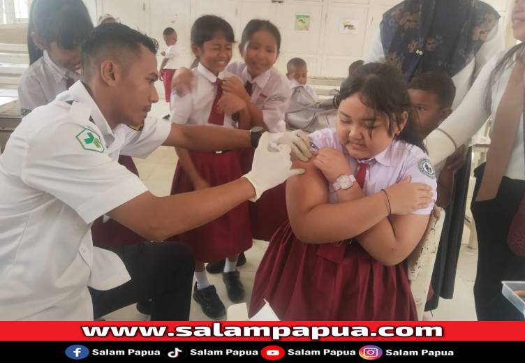 Empat SD Di Wilayah Puskesmas Wania Terima Layanan Imunisasi BIAS