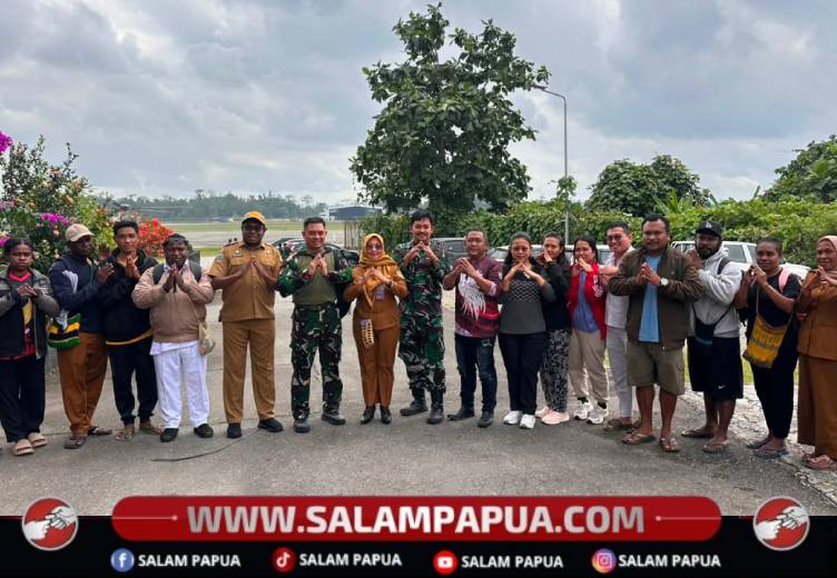 Situasi Keamanan Di Jila Memanas, Dinkes Mimika Evakuasi 9 Tenaga Kesehatan Dengan Helikopter TNI AU