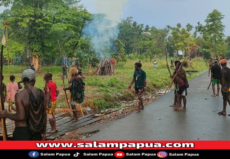 Aksi Saling Serang Di Kwamki Narama, Tiga Warga Tewas