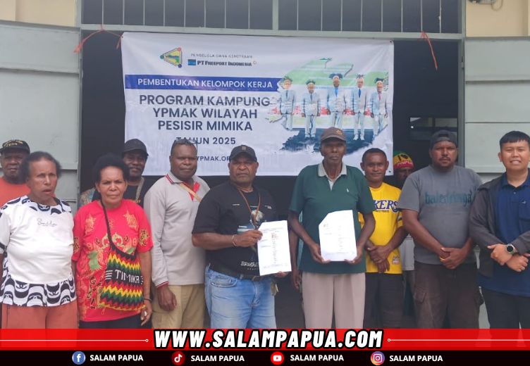 Program Kampung YPMAK Terus Berjalan, Pokja Aima Poramo Kelurahan Wania Resmi Dibentuk