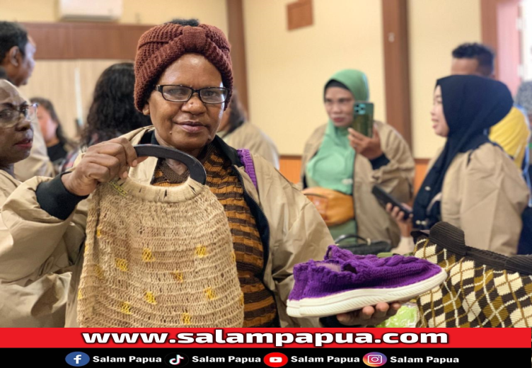 Tekuni Noken, Mama Hubertin Bisa Sekolahkan 7 Orang Anaknya