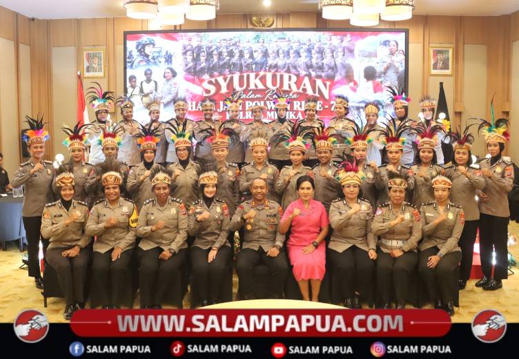 Gelar Syukuran Hari Jadi Polwan Ke-78, Kapolres Mimika Tekankan Etika Dan Keseimbangan Tugas