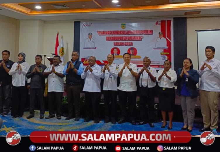 Wabup Emanuel Dorong Inovasi Dalam Evaluasi Layanan Publik Mimika 2026