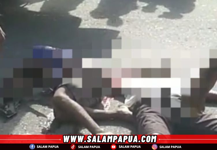 Tabrakan Di Depan Pondok Amor Timika, Satu Korban Meninggal Dunia