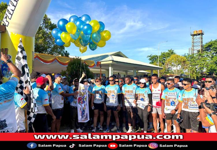 HUT Ke-6 YPMAK, Fun Run Satukan Ribuan Warga Timika
