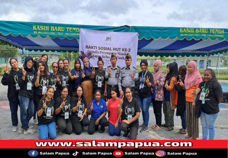 JPM Berbagi Kasih Kepada Warga Binaan Perempuan Kelas IIB Timika