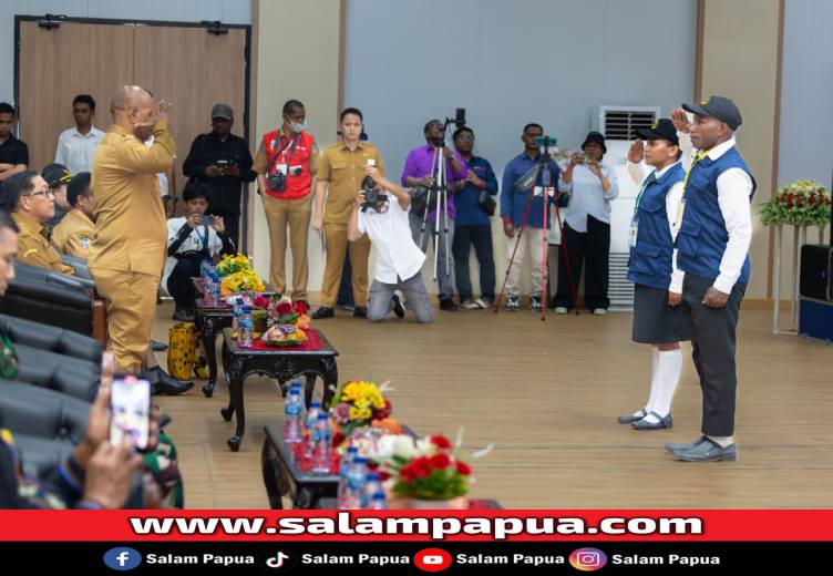 Wagub Deinas Geley Buka Pelatihan Dasar CPNS Papua Tengah Formasi 2024