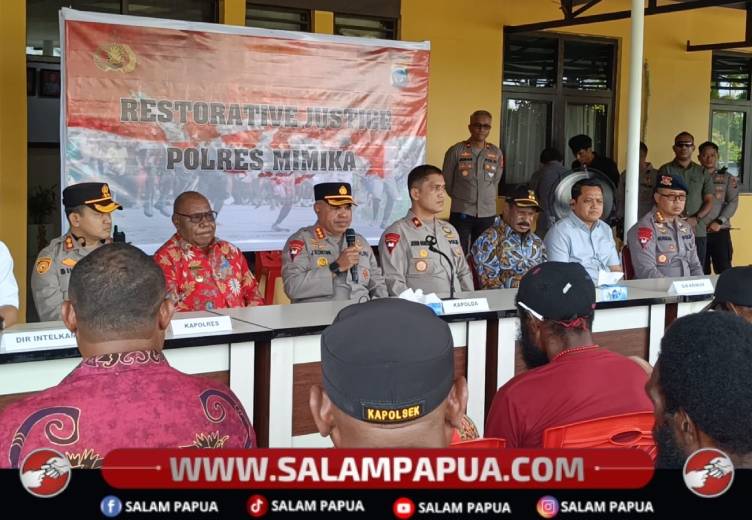 Langkah Damai Di Kwamki Narama, Kapolda Bebaskan 11 Tahanan