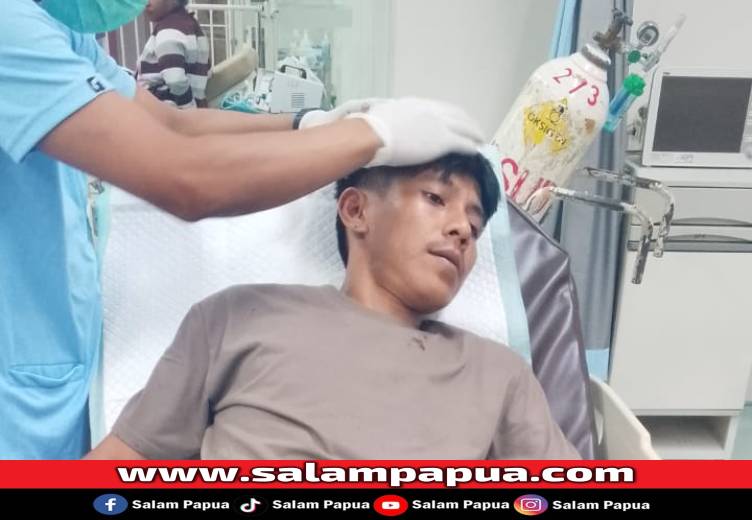 Pedagang Di Kwamki Narama Ditikam OTK, Alami Luka Di Dada Dan Tangan