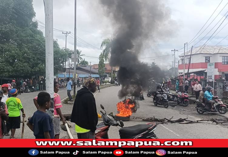 Dua Bocah SD Dan Tukang Ojek Tewas Ditabrak, Warga Palang Jalan Ahmad Yani