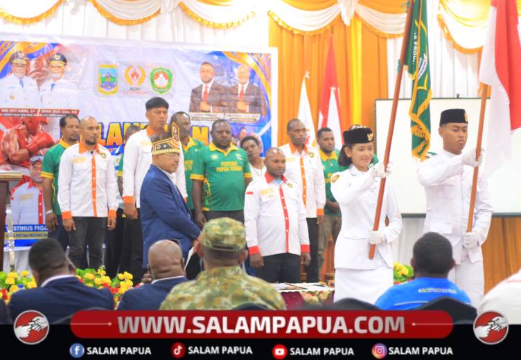KONI Papua Tengah Kukuhkan Tiga Cabor, Fokus Pembinaan Atlet Menuju PON 2028