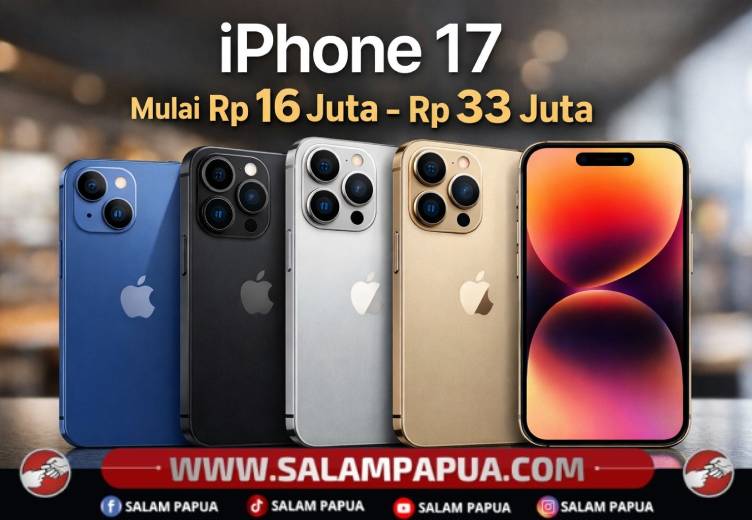 Harga IPhone 17 Di Indonesia Mulai Rp16 Jutaan, Varian Tertinggi Tembus Rp33 Juta