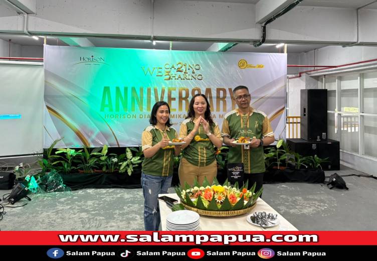 Rayakan HUT Ke-21, Diana Mall Timika Ajak Karyawan Tingkatkan Kualitas Dan Pelayanan