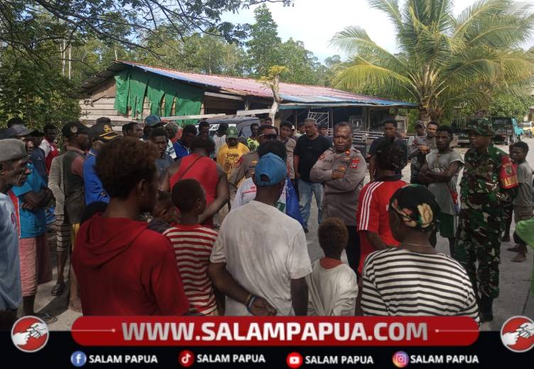 Pemuda Dianiaya Hingga Kritis, Keluarga Palang Jalan Poros Poumako Timika