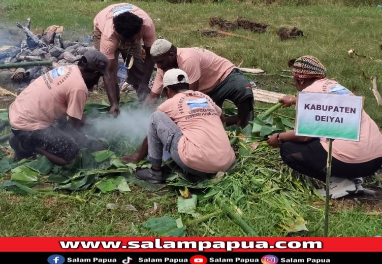 Simbol Persatuan Dan Gotong-Royong, Pemprov Papua Tengah Gelar Lomba Barapen